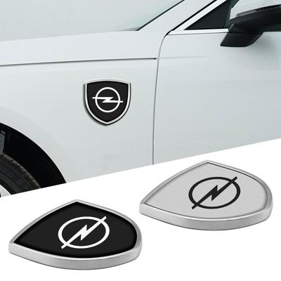 1Pcs 3D Metal Auto Door Shield Emblem Badge Car Body Sticker For Astra H G J Insignia Mokka Zafira Corsa Vectra B C D