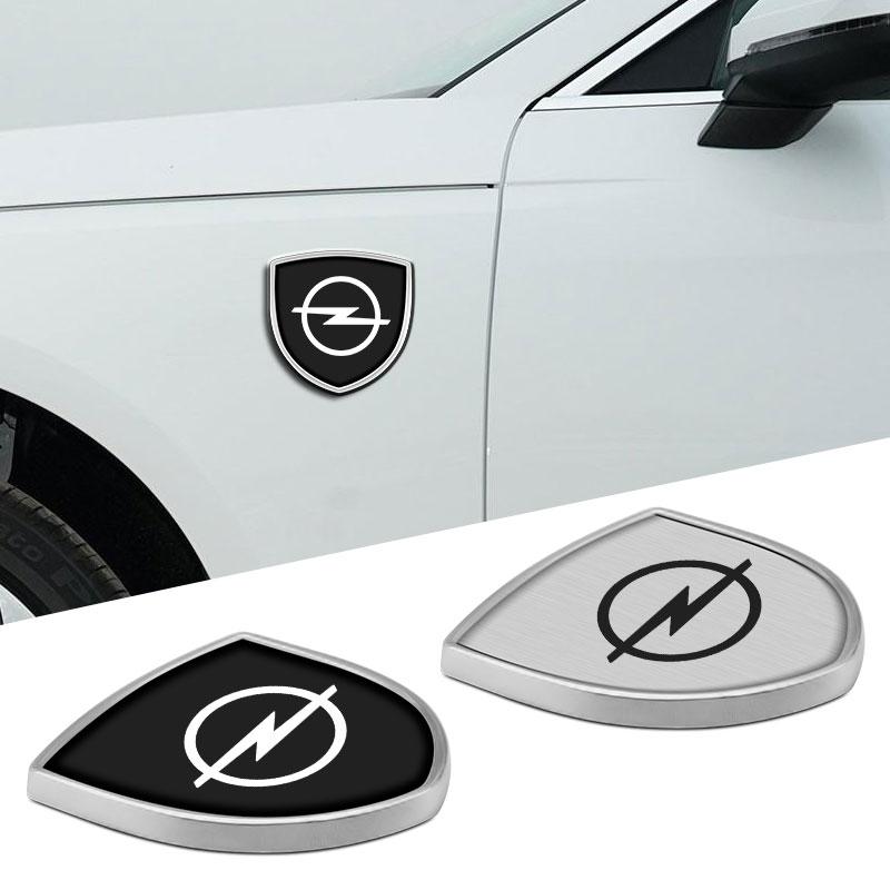 1Pcs 3D Metal Auto Door Shield Emblem Car Body Badge Sticker Styling For Opel Astra H G Corsa Insignia Astra Antara Meriva Zafira Interior