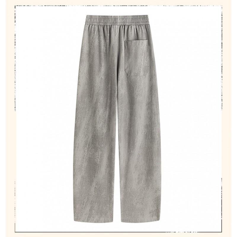 100% Cotton Straight Leg Sweatpants Men Women Plus Size Casual Trousers