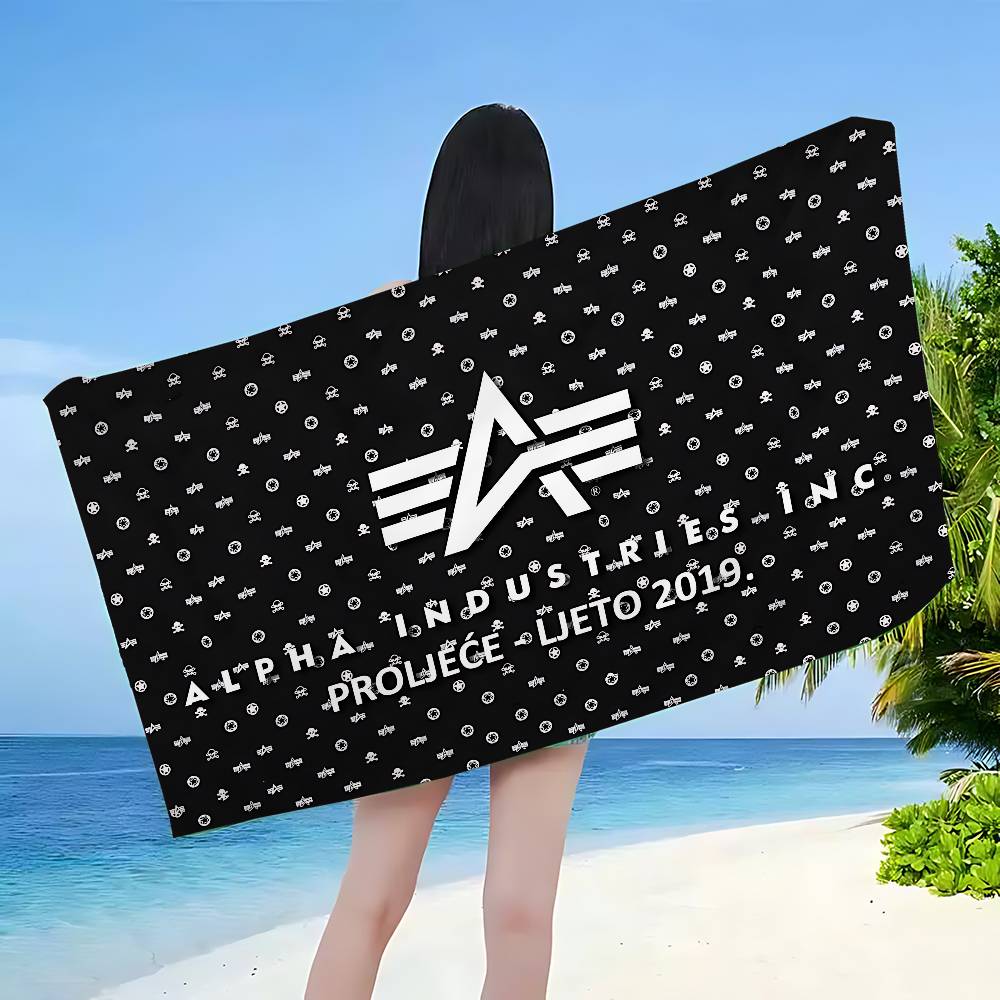 Alpha La Industries Microfiber Beach Towel Absorbent Quick Dry Soft Yoga Swimming Resort Mountain Climbing Towel