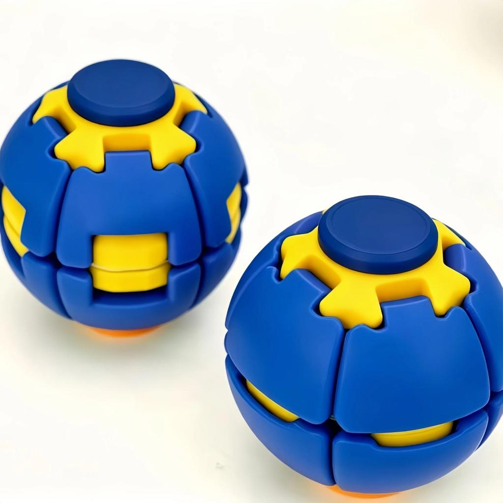 3D Printed Rotating Stress-Relief Gyro Ball, Portable Handheld Spinner Toy, Helps Relieve Anxiety And Improve Focus, Birthday Gift