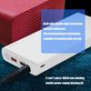 Removable Battery Case Battery Holder Rechargeable Batteries Storage Box Detachable Mobile Power Module ABS Texture