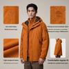 Timberland Three-In-One Warm Soft Shell Liner Waterproof Windproof Breathable Jacket Men Jacket Brown A69F2888