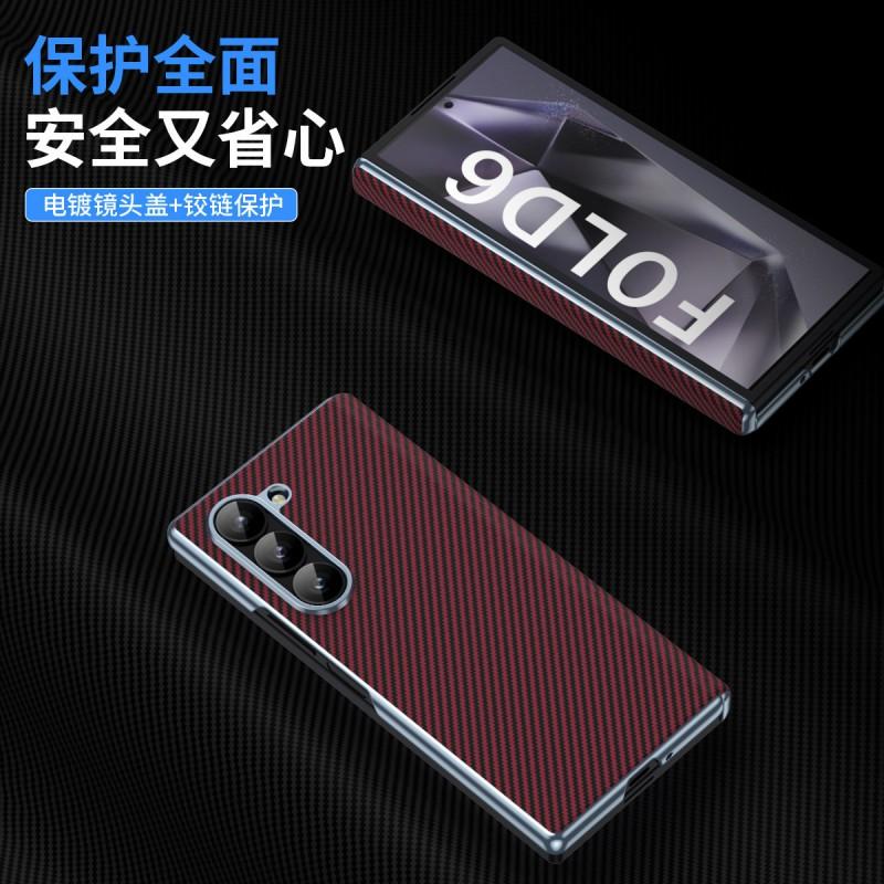 Carbon Fiber Magnetic Snap Case Galaxy Z Fold 8 Ultra 7 6 5 With Shockproof Scratch Resistant Design