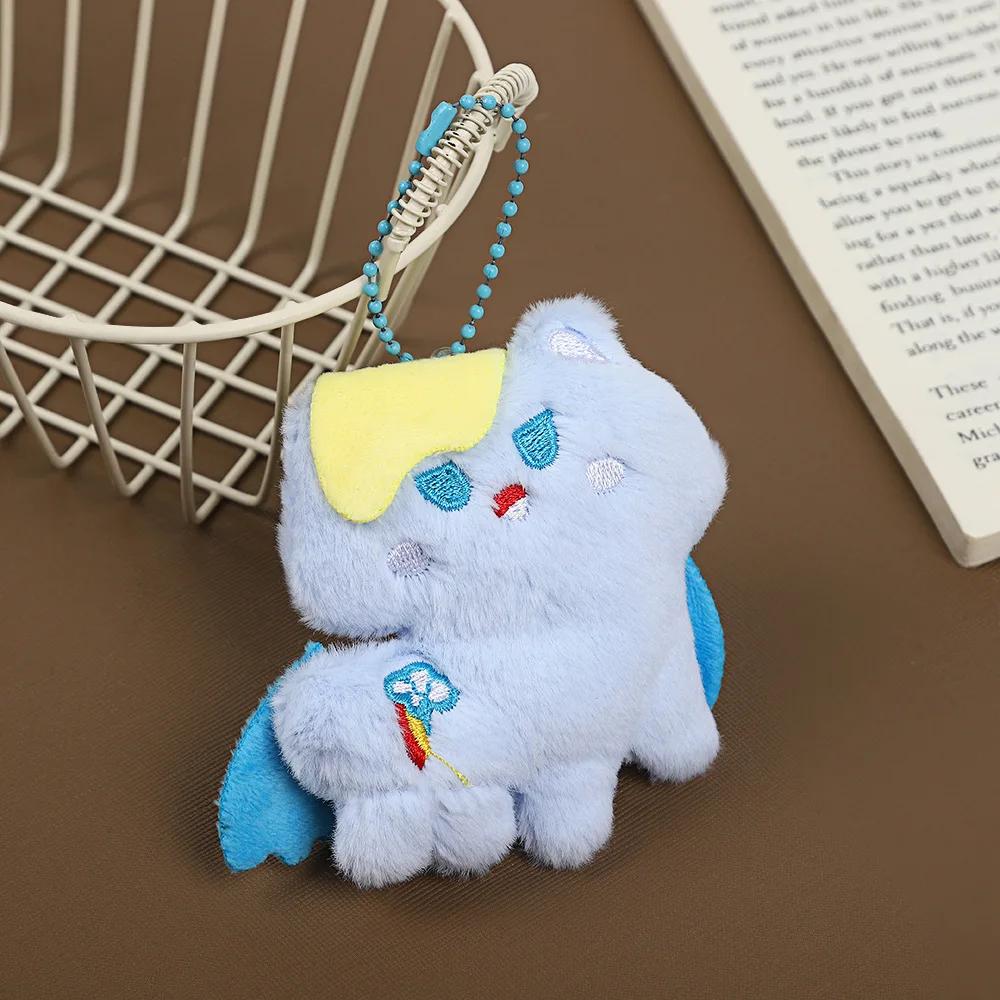 My Little Pony Keychain Mini Plush Toy Twilight Sparkle Pinkie PieRarity Fluttershy Applejack Rainbow Keychain Doll For Children