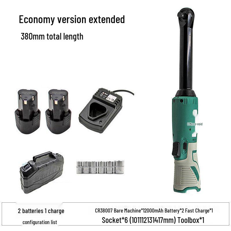 High-Power 90° Electric Ratchet Wrench with Lithium Battery