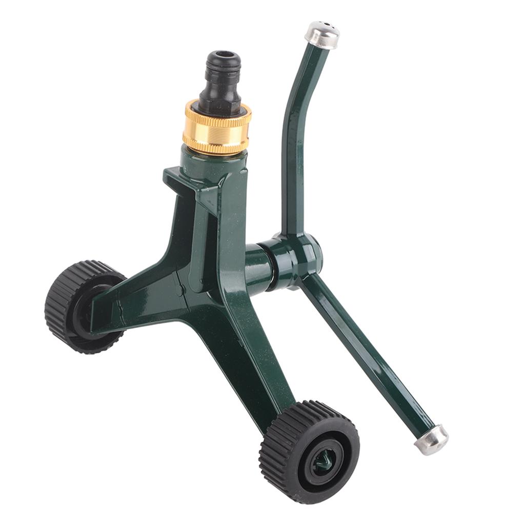 Metal Three Arm Sprinkler with G3/4 Connector Rustproof 360 degrees Rotating Irrigate Lawn Sprinkler