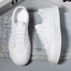 Men's Leather Casual Shoes Fashion Comfortable Lace-up Sneakers Shoes Classic All-match Sport Shoes Soft Low Top Business Shoes