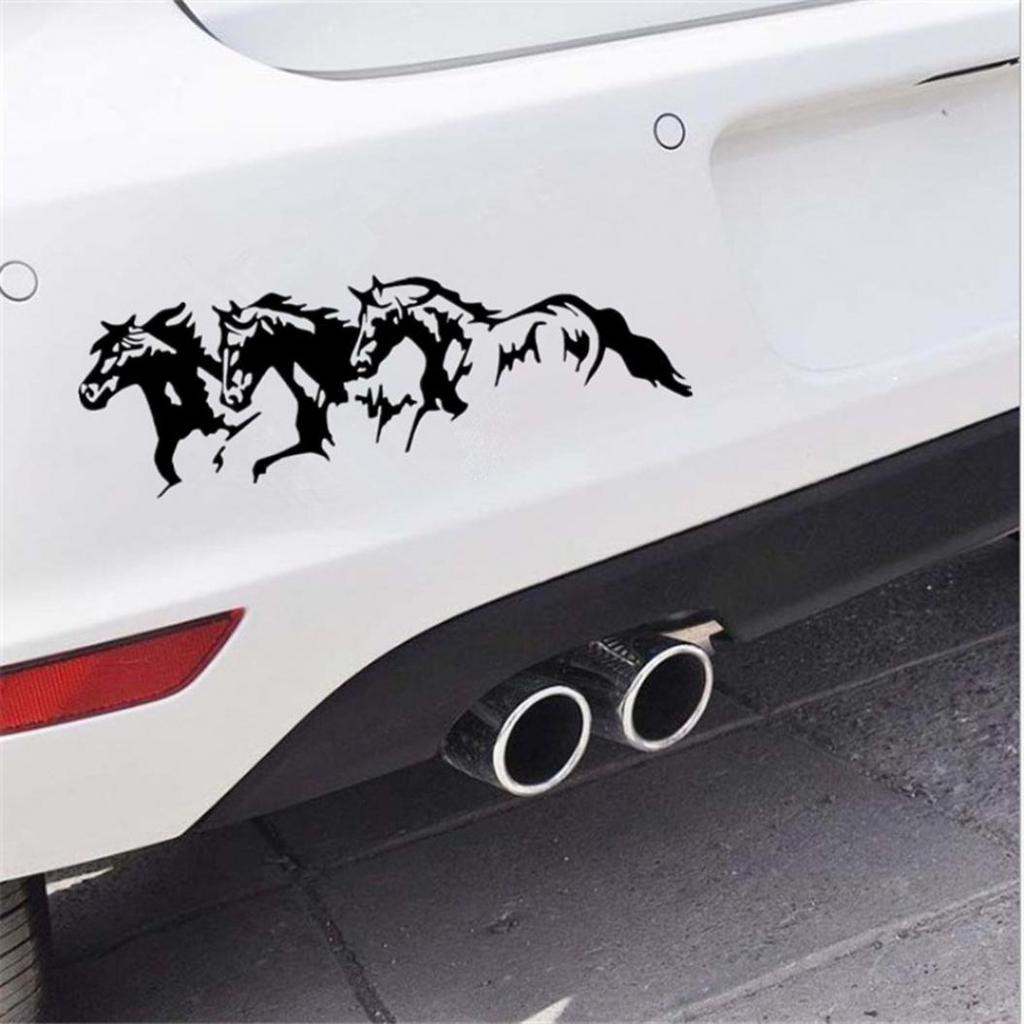 Running Horses Fashion Car Vehicle Self-Adhesive Sticker Waterproof Decal Decor