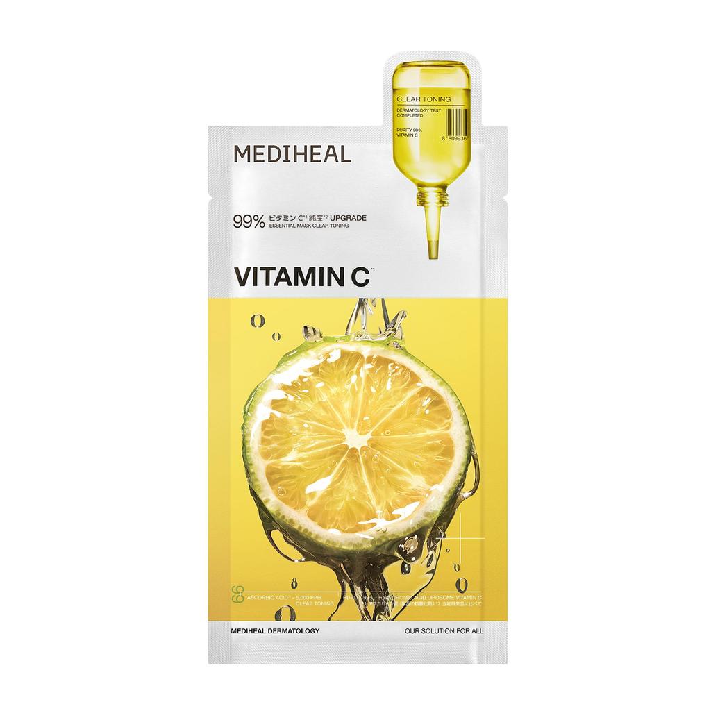 MEDIHEAL Vitamin C Essential Mask Clear Toning 1 Pack