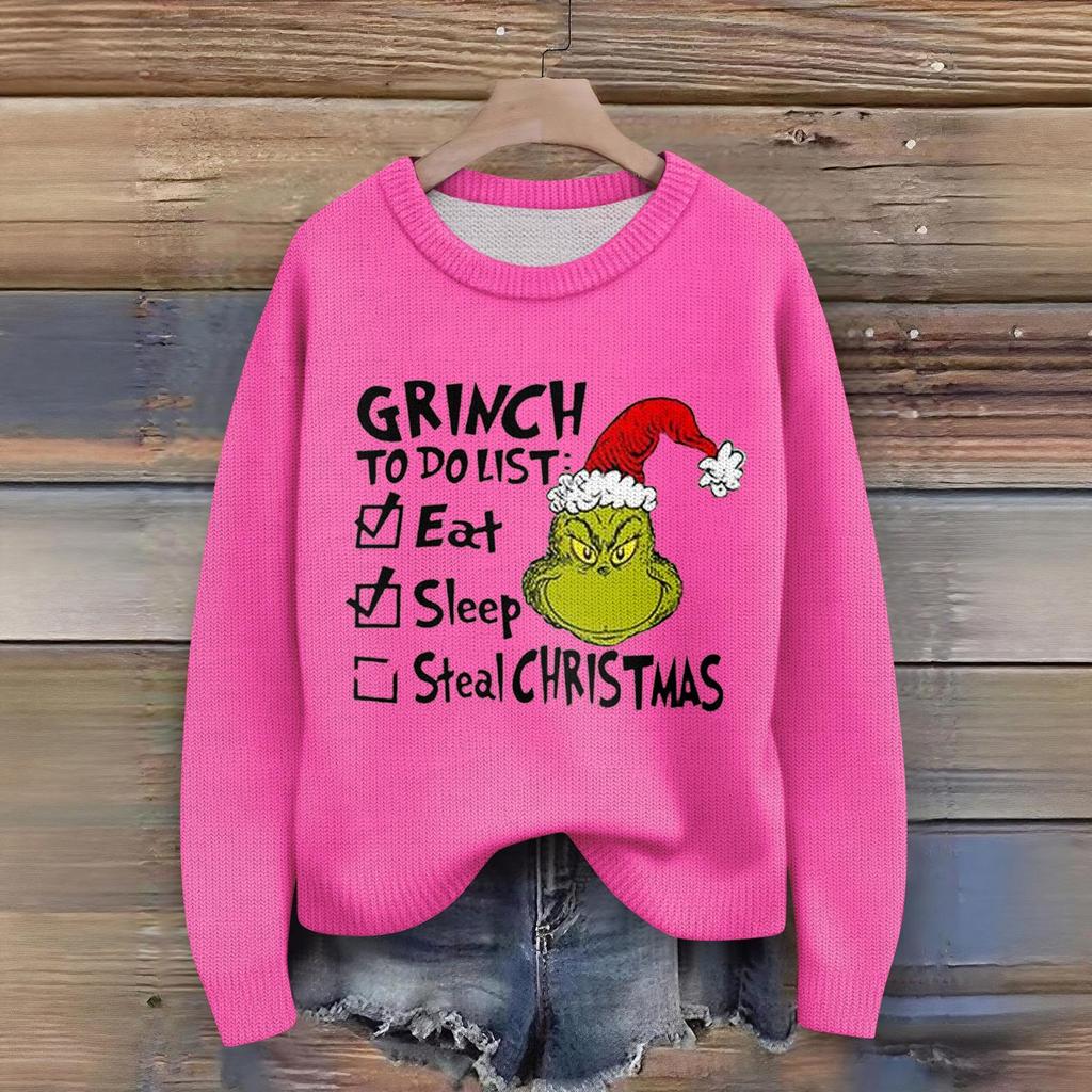 Women's Fashion Casual Long Sleeve Neck Sweater Pullover Top