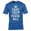 Funny Adult Joke Keep Calm And Do Fk All Tshirt