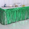Disposable Tassel Table Skirt for Weddings, Birthdays, and Festivals