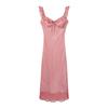 Women's Summer Vintage Tea Break Seaside Holiday Long Plaid French Halter Dress