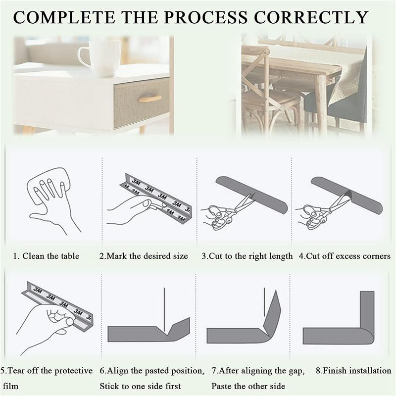 A71Z 1Set Protectors For Corners And Edges Drink Protects Corners And Edges Corners And Edges PVC B