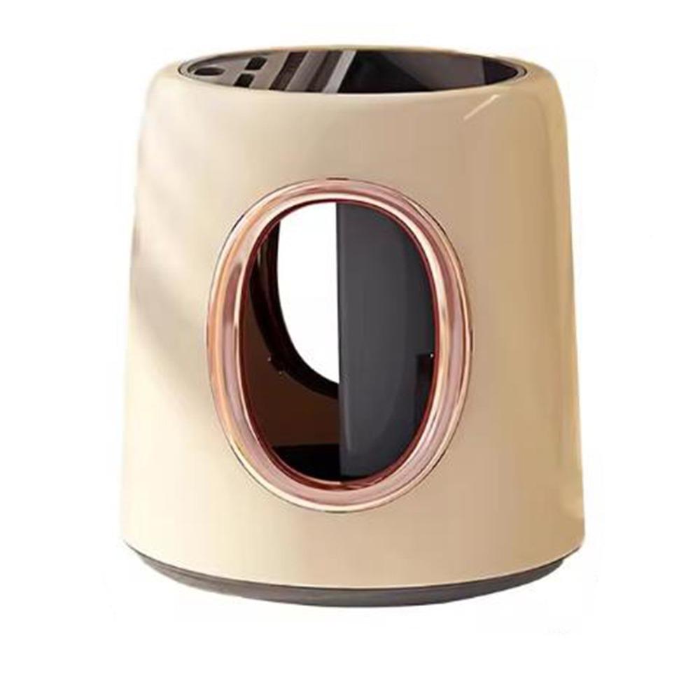 

Вращающийся держатель для столовых приборов с несколькими отделениями, круглый органайзер для хранения столовых приборов для дома бежевый