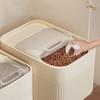 Dog Food Storage Container With Airtight Lid 5/10/15l Large Capacity Moisture Proof Dog Cat Dry Food Bin For Pet Supply Storage