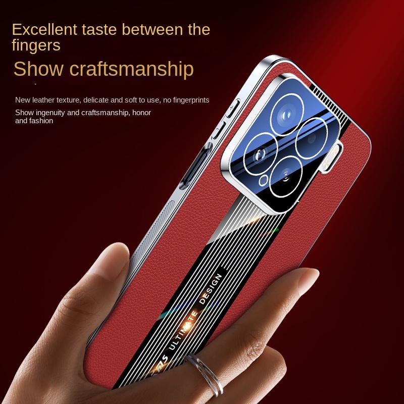 Pour Xiaomi Mi 15 Ultra Coque Luxe Cuir PU Dur Placage Coque Arrière Protectrice Pour Xiaom Mi 15 Pro 15Ultra Coque de Téléphone