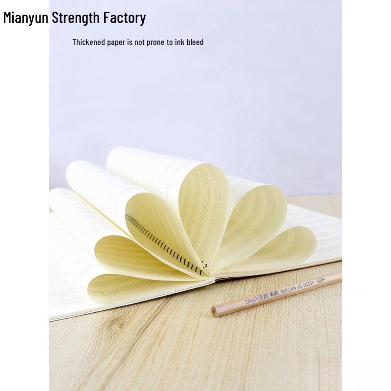 Large Space Loose-Leaf Music Staff Notebook for Piano Students - Professional Music Score & Theory