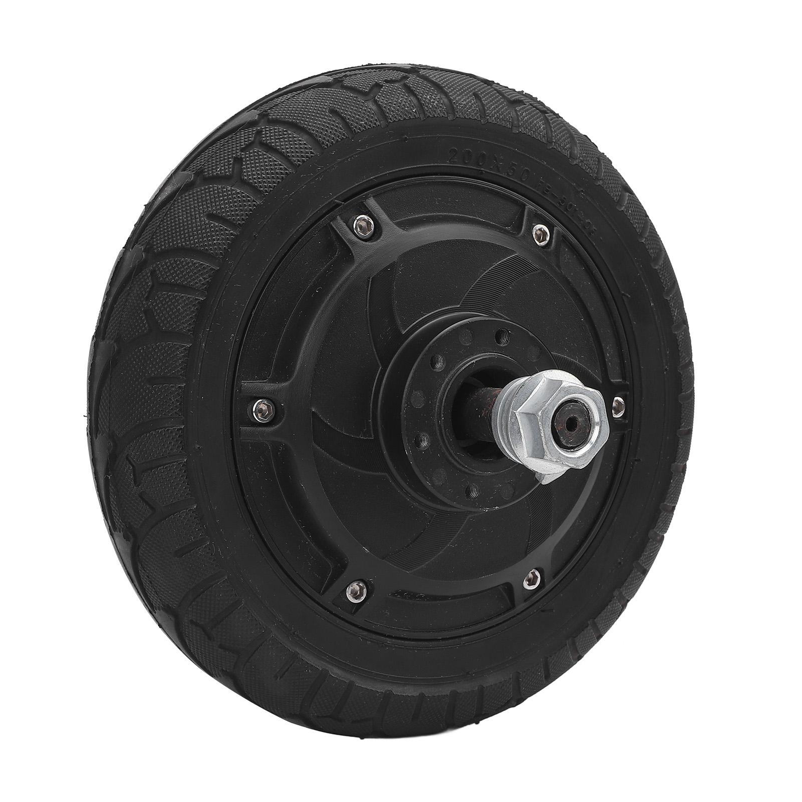 8-дюймовый мотор-колесо для электросамоката 36 В 350 Вт бесщеточный мотор-колесо с шиной 200 мм диаметр 45 мм ширина шины 70 мм отверстие