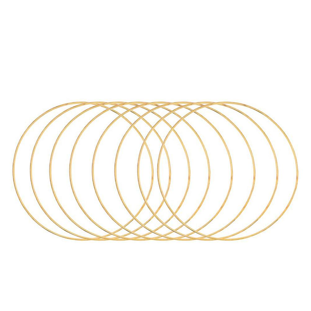 10 Pcs Dream Catcher Hoop Decor Macrame Rings Circle Wall The Dreamcatcher Metal Decorations