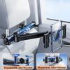 Oatsbasf Car Tablet Holder for Headrest Extension Arm Adjustable Car Mount for Back Seat Phone Stand  for iPhone iPad with Hooks