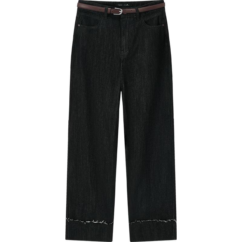 EICHITOO Women s High-Waist Wide-Leg Jeans L