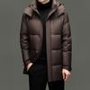 Men's Winter Down Jacket for Seniors - Mid-Length 2025 Edition