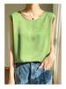 Elegant Silk Satin Sleeveless Camisole Top for Suits