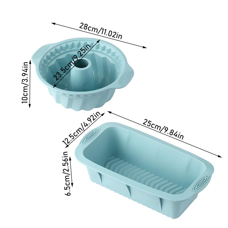 Silicone Baking Pan Non-Stick Silicone Mold Cake Making Cheese Cake Decorating Mold Bread Pan Baking Pan Baking Tools