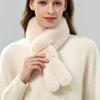 Otter Rabbit Fur Straw Scarf Women's Winter Warm Neck Guard Versatile Cute Cute Scarf Thickened Real Wool Neck Cover