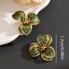 Floral Petal Earrings for Women, Elegant Alloy Dangle Jewelry for Party Music Festival All Season