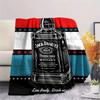 JACK DANIELS whisky printing Flannel Blanket Bedroom Sofa Camping Warm blanket Gifts for family and friends-MJ001
