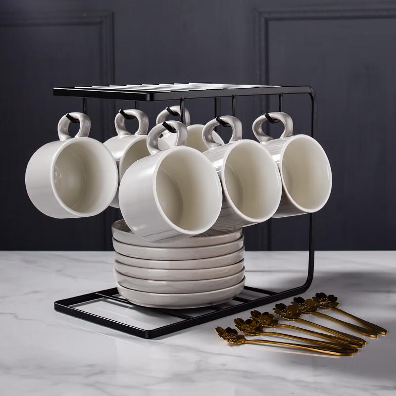 Naijiang European Luxury Ceramic Coffee Cup Set