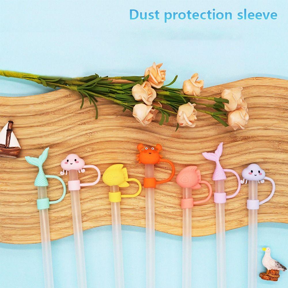 Staubdichte Stöpsel Schutz Silikon Strohhalmabdeckungen für Stanley/Tumbler Becher für 10mm Strohhalme