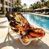 DRAGON BALL Print Beach Towel Design, Soft, Lightweight. for Home Bathroom, Spa, Pool, Yoga, Surfing, Camping, Gift for Family, Friend