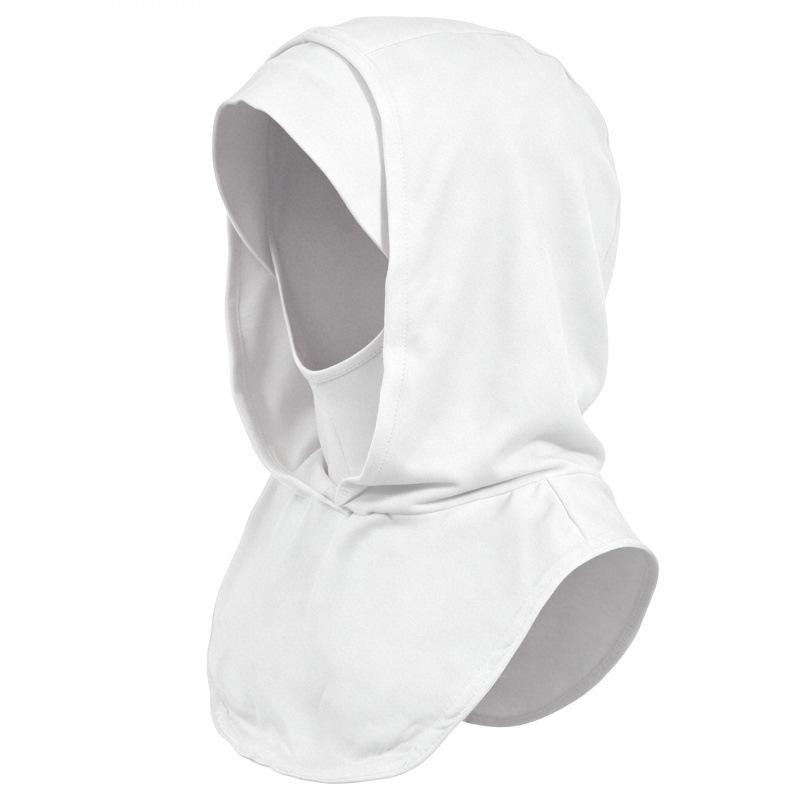 Elastic Wide-Brimmed Under-Scarf Cap with Integrated Hood
