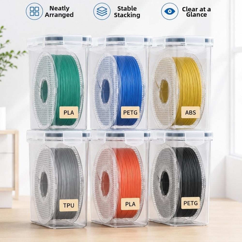 Transparent Filament Container Airtight 3D Printing Container New 3D Printing Storage Box