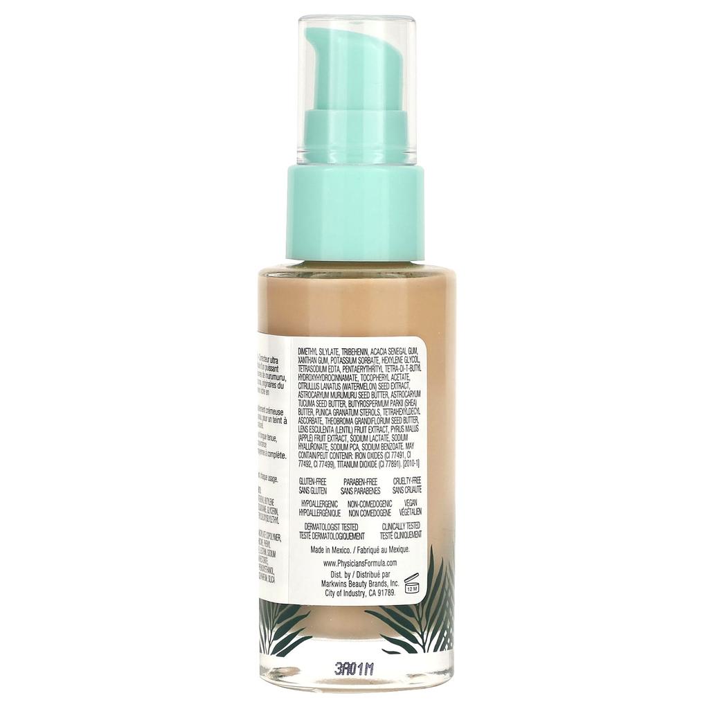 Physicians Formula Butter Believe It, Foundation + Concealer, 1711756 Fair To Light, 1 Fl Oz (30 Ml)