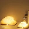 3D LED Book Light USB Rechargeable Night Light 3 Colors Foldable Table Lamp Creative LED Magnetic Lamp Portable Desk Lighting