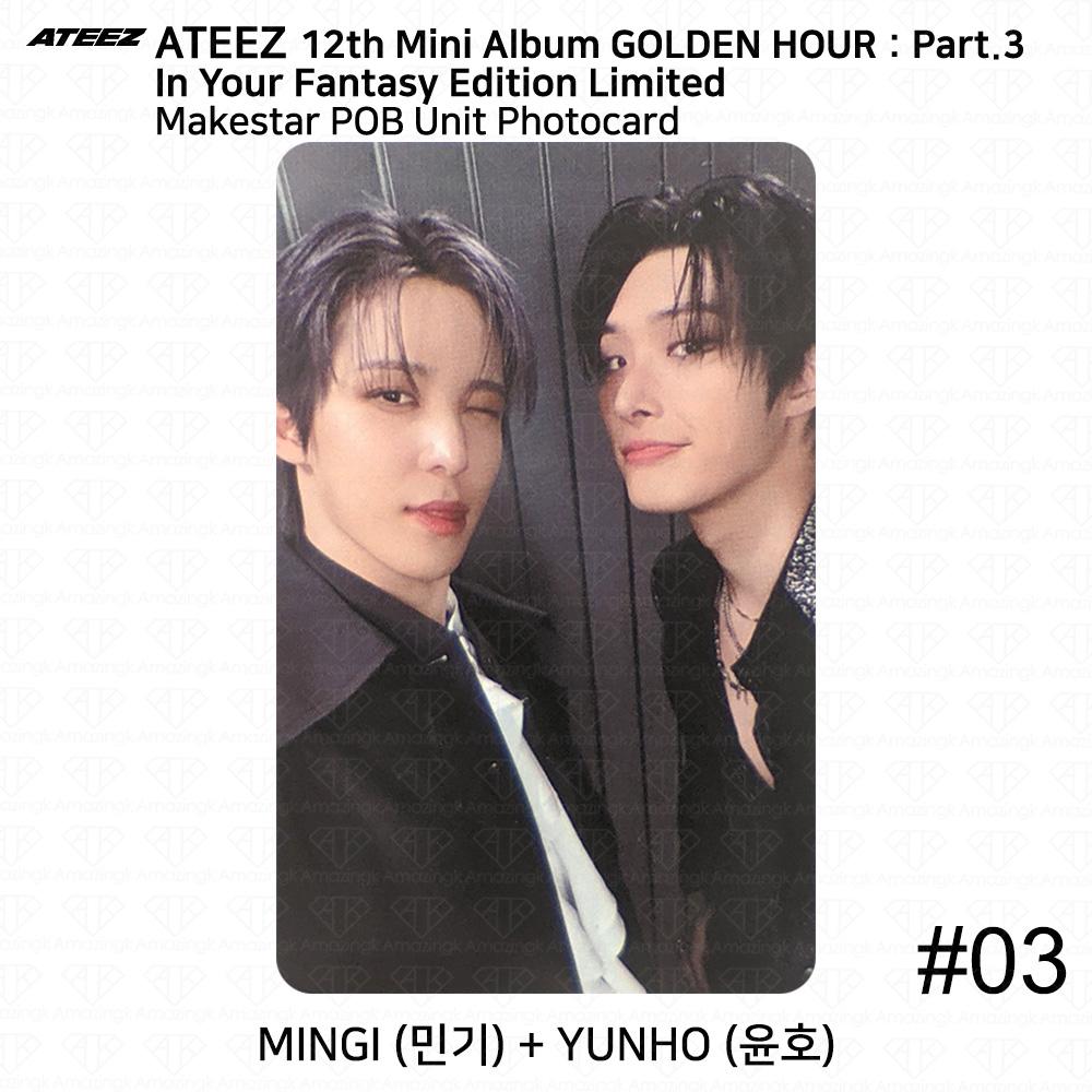 ATEEZ Golden Hour Part.3 In Your Fantasy Edition Limited Makestar POB Photocard