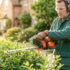 Electric Hedge Trimmer Cordless Battery-powered Hedge Cutter with 100 W Motor Power Cordless 51cm Cutting Length ABS Orange