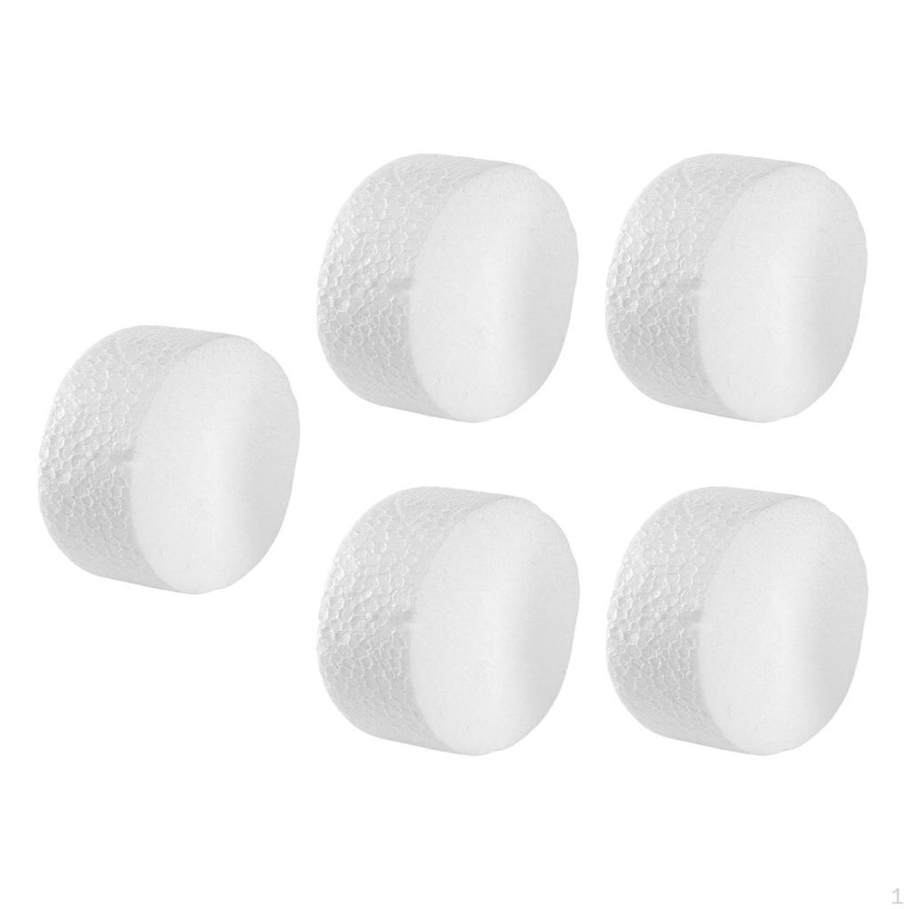 5 Count Round Foam Dummies for Party Decor And Creative Projects