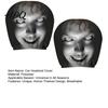 Comfortable Car Headrest 2Pcs Halloween Covers Horror-Themed Seat Neck Pillow Fun Interior Accessories Cases Breathable Stretchy Protector for Auto