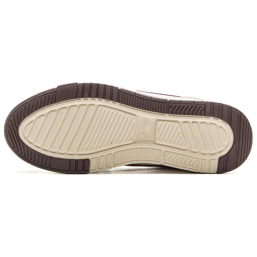 Li Ning Common 80s Mid Retro Versatile Simple Durable Breathable High Top Skate Shoes Women Sneakers AGCV408-3