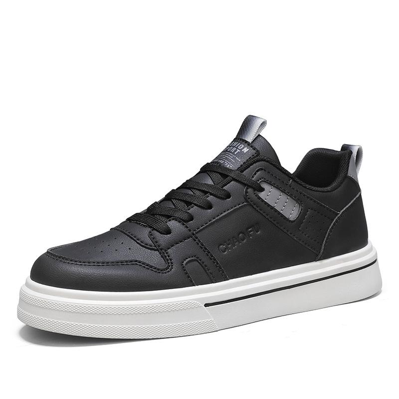 

Retro trend low-top little white shoes men s casual skateboard sports shoes men s spring and autumn flat-bottomed lace-up board shoes men s 39