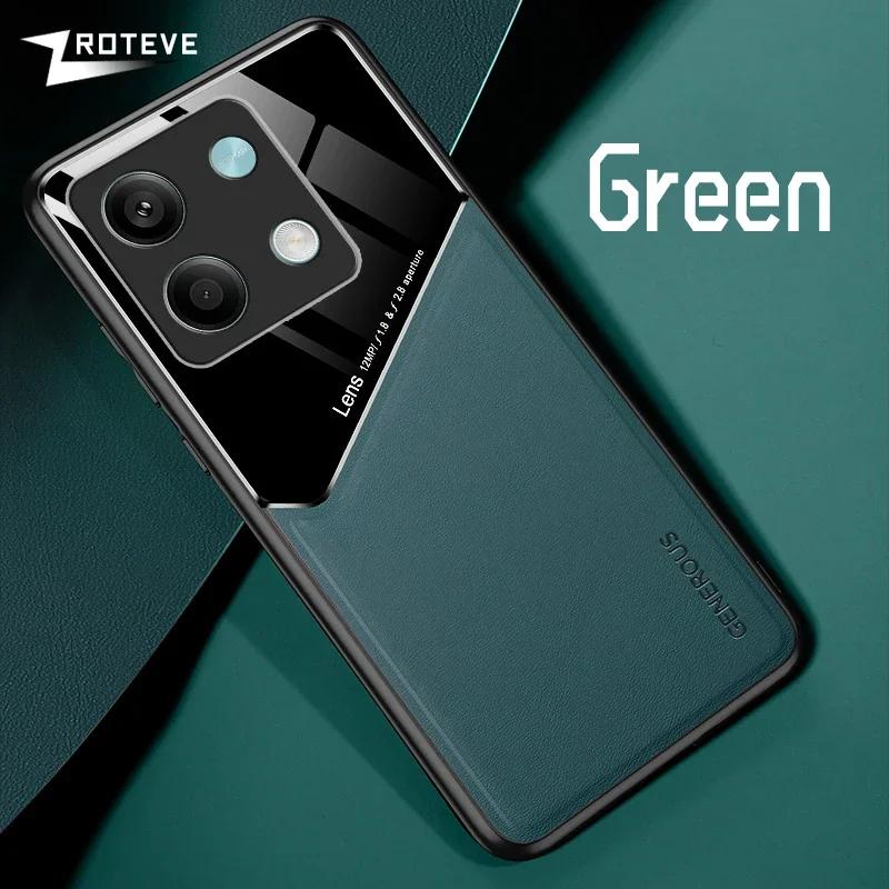 For Redmi Note13 Case PU Leather Car Magnetic Hard PC Cover For Xiaomi Redmi Note 13 12S 12 Pro Plus Xiomi Note12 Cases