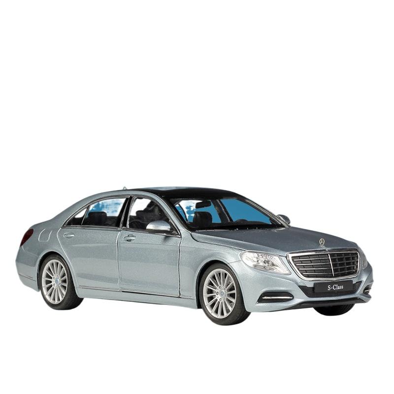 Welly 1/24 Mercedes Benz S-Class S500 литой автомобиль модель игрушечный транспорт литой металл модель автомобиля высокая имитация коллекция детские подарки