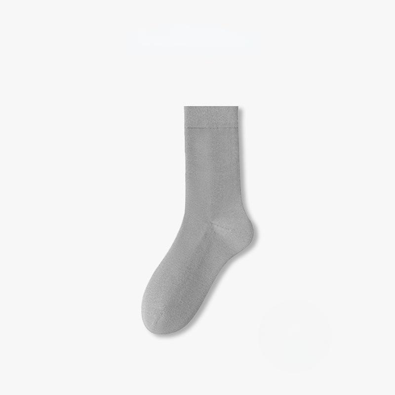 Women's Summer Thin Pure Cotton Boneless Crescent Tube Stack Socks
