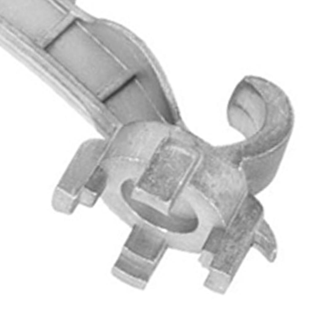 Multi Function Bucket Opener Aluminum Alloy Labor Saving Bung Wrench Barrel Lid Opener for 5 55 Gallon Drums